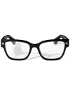 Off-white Style 56 Glasses In Black