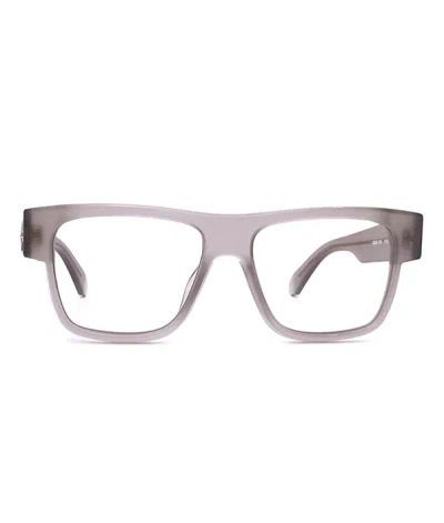 Off-white Style 60 Square Eyeglasses In Gray