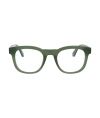 Off-white Arrows Round-frame Glasses In Green