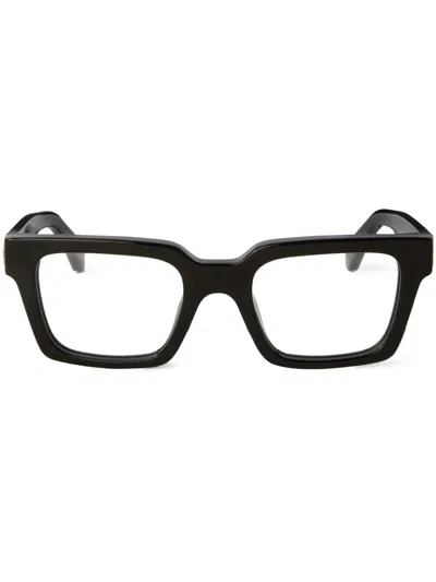 Off-white Style 72 Glasses In Black