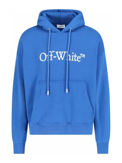 Off-white Man Sweatshirt Blue Size L Cotton