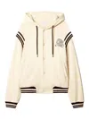 Off-white Varsity-style Hoodie In White