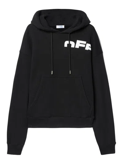 OFF-WHITE HOODED SWEATSHIRT