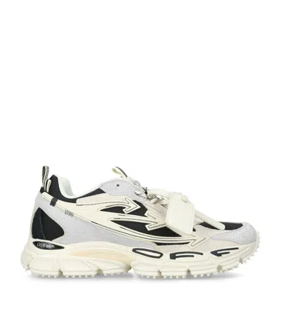 OFF-WHITE SUEDE BE RIGHT BACK SNEAKERS