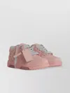 Off-white Off White '0.0.0' Pink Suede Sneakers