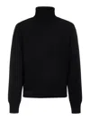 Off-white Wool Crewneck In Black