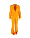 Off-white Suit Set In Orange Viscose In Orange