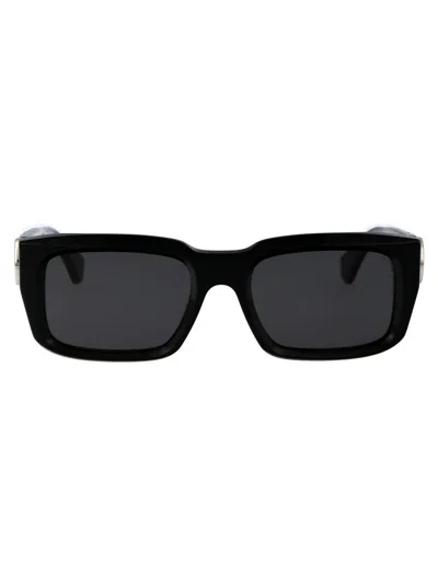 Off-white Sunglasses In 1007 Black Dark Grey