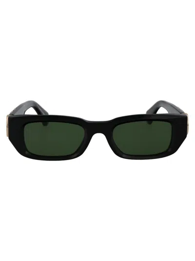 Off-white Sunglasses In 1055 Black Green