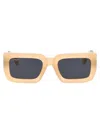Off-white Boston Rectangular Frame Sunglasses In 1707 Sand