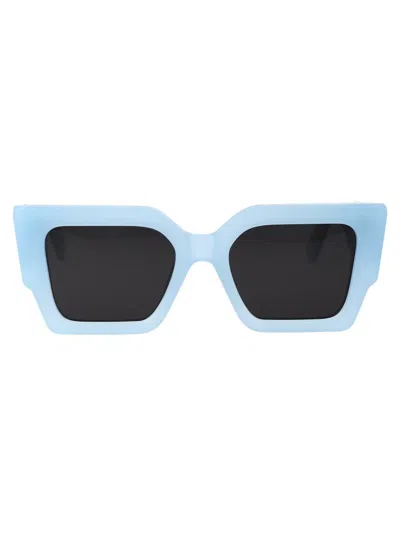 Off-white Sunglasses In 4007 Light Blue