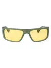Off-white Bologna Sunglasses In 5518 Sage Green