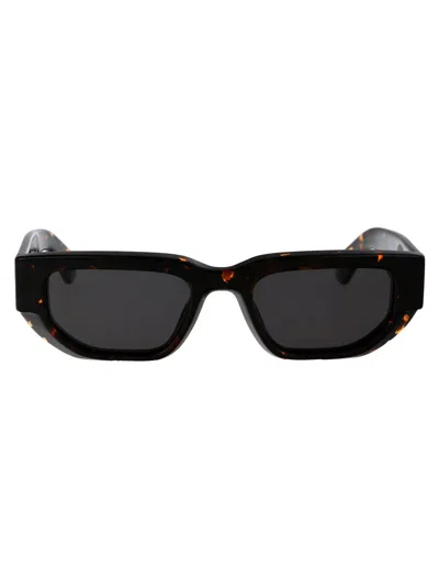 Off-white Sunglasses In 6007 Havana