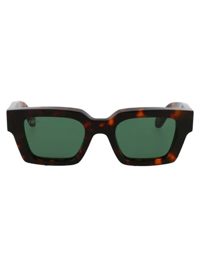 Off-white Sunglasses In 6455 Havana