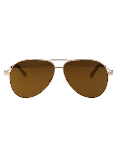 Off-white Sunglasses In 7676 Gold Gold