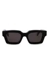 Off-white Virgil Square Frame Sunglasses In Black