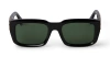 Off-white Hays - Black / Green Sunglasses In Black