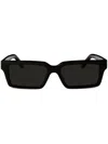 Off-white Black Glasses With Side Logo Text In Black