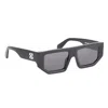 Off-white Vancouver Rectangle Acetate Sunglasses In Black