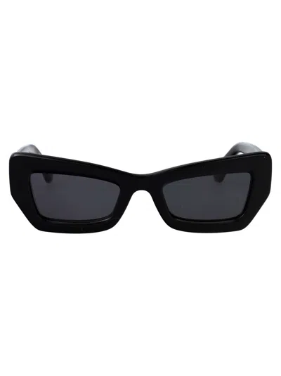 Off-white Sunglasses In Black Dark Grey