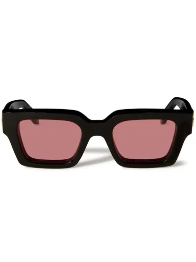 Off-white Sunglasses In Black-re