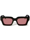 Off-white Sunglasses In Black-re