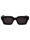 Off-white Catalina Sunglasses In Black/logo Black Dark Grey