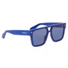 Off-white Springfield Blue Square Ladies Sunglasses Oeri133 4545 56 In Blue
