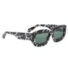 Off-white Charlotte Rectangle Acetate Sunglasses In Brown
