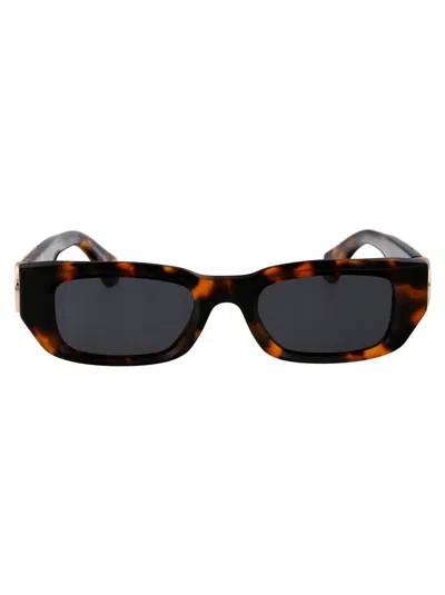Off-white Sunglasses In Brown