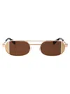 Off-white Sunglasses In Gold