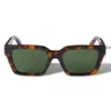 Off-white Palermo Square-frame Sunglasses In Brown
