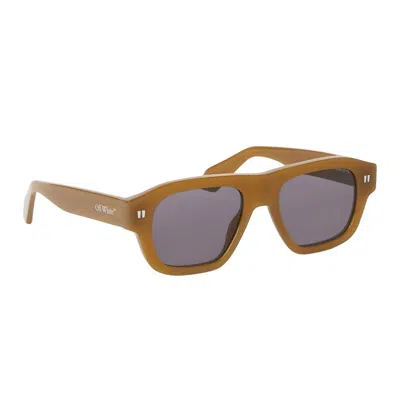 Off-white Sunglasses In Brown