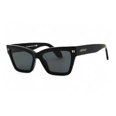 OFF-WHITE SUNGLASSES CAT EYE FULL RIM, BURGUNDY FRAME AND DARK GREY LENS OERI110CINCINNATI2807