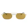 Off-white Vaiden Sunglasses Gold-tone Hardware In Gold