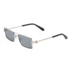 Off-white Sunglasses In Gold