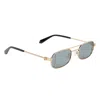 Off-white Sunglasses In Gold