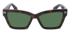 Off-white Cincinnati - Havana / Green Sunglasses In Havana