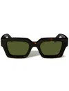 Off-white Virgil Sunglasses In Havana-g