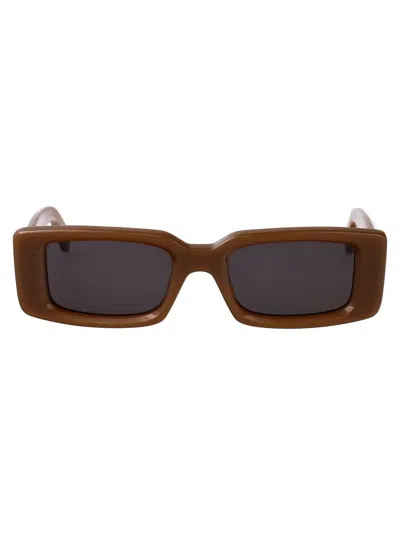 Off-white Sunglasses In Mud Dark Grey