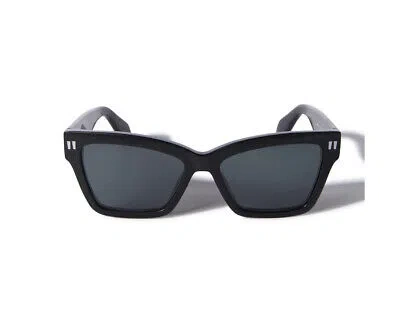 Pre-owned Off-white Sunglasses Oeri110 Cincinnati 1007 Black Black Grey Men Women In Gray