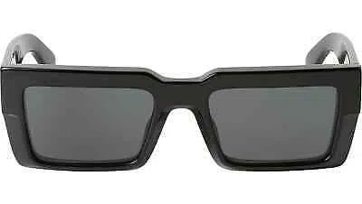 Pre-owned Off-white Sunglasses Oeri114 Moberly 1007 Black Black Grey Men Women In Gray