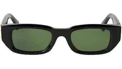 Pre-owned Off-white Sunglasses Oeri124 Fillmore 1055 Black Green Black Green Men Women