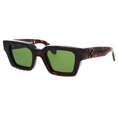Pre-owned Off-white Sunglasses Oeri126 Virgil 6055 Havana Havana Green Men Women