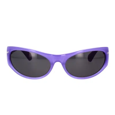 Off-white Sunglasses In Purple