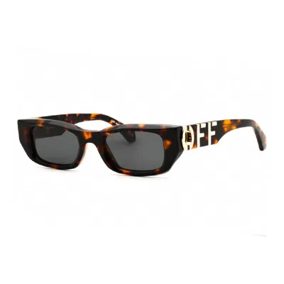 Off-white Sunglasses Rectangle Full Rim, Black Frame And Green Lens Oeri124fillmore1055