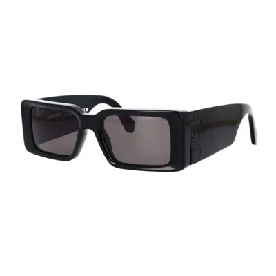 Off-white Sunglasses Rectangle Full Rim, Black Frame And Grey Lens Oeri097milano1007