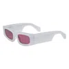 Off-white Full Frame Sunglasses In Gray