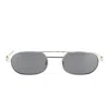 Off-white Vaiden Sunglasses In Silver