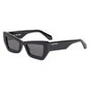 Off-white Sunglasses Square Full Rim, Havana Frame And Green Lens Oeri137aurora6055 In Black